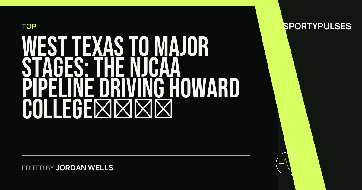 Image accompanying coverage of West Texas to Major Stages: The NJCAA Pipeline Driving Howard College’s DI Exodus