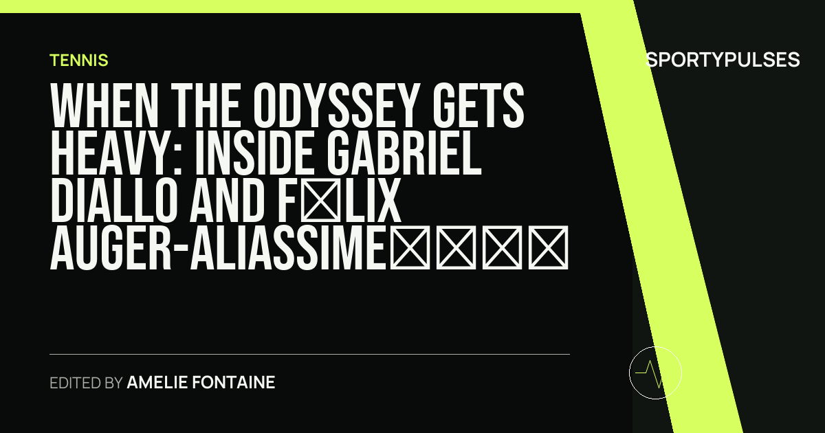 Image accompanying coverage of When the Odyssey Gets Heavy: Inside Gabriel Diallo and Félix Auger-Aliassime’s Shared Canadian Blueprint