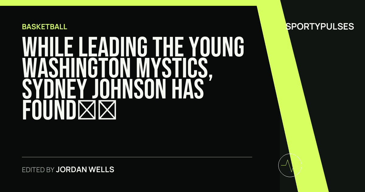 Image accompanying coverage of While leading the young Washington Mystics, Sydney Johnson has found his own fountain of youth