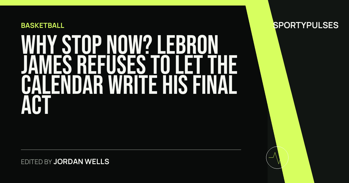 Image accompanying coverage of Why Stop Now? LeBron James Refuses to Let the Calendar Write His Final Act