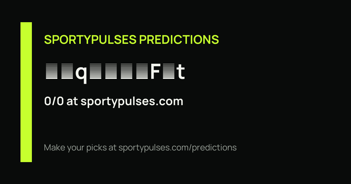 SportyPulses prediction streak share card