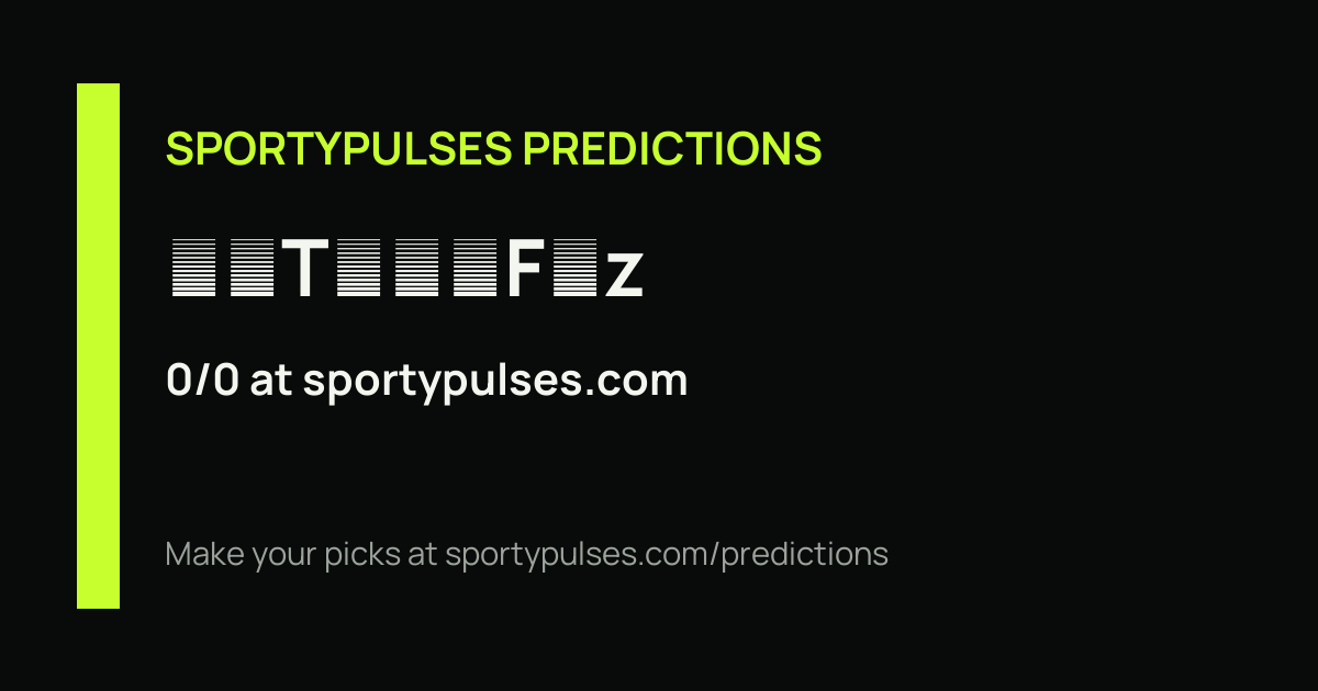 SportyPulses prediction streak share card