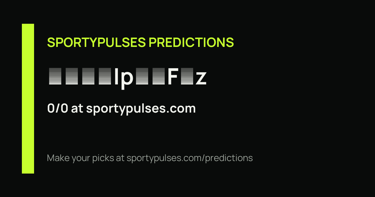 SportyPulses prediction streak share card