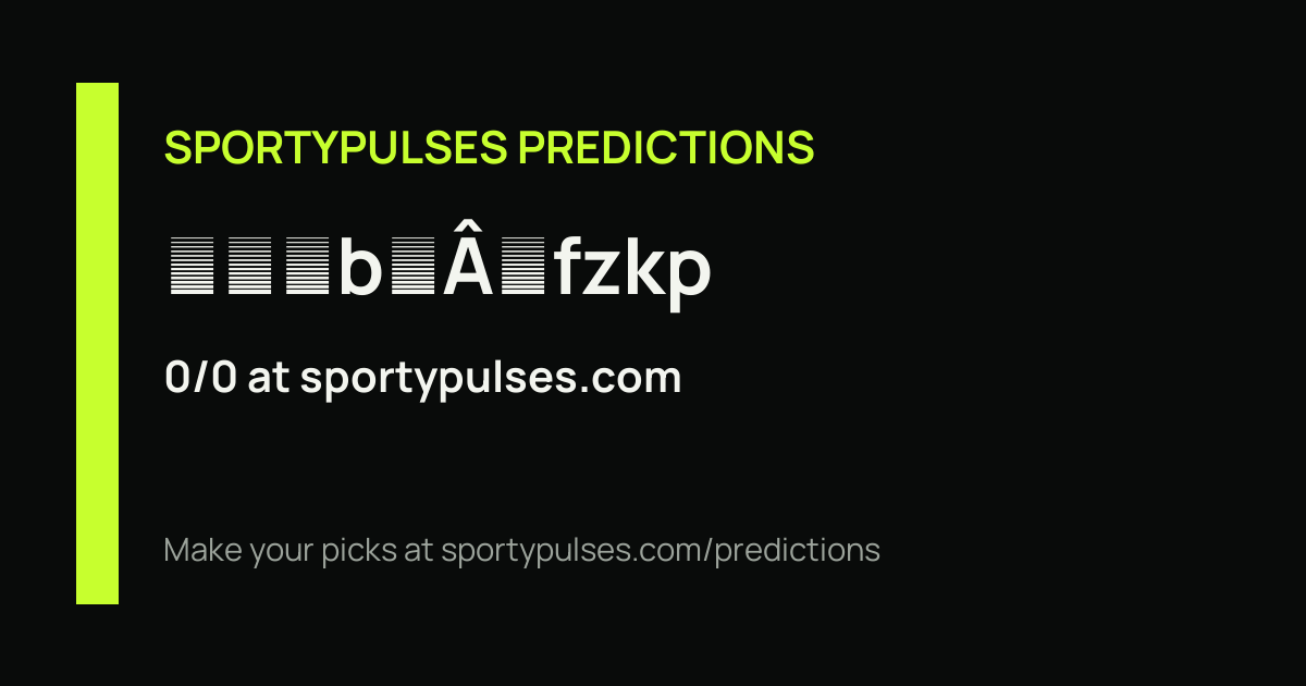 SportyPulses prediction streak share card