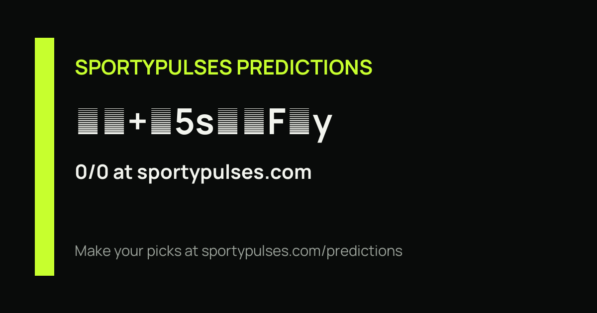 SportyPulses prediction streak share card