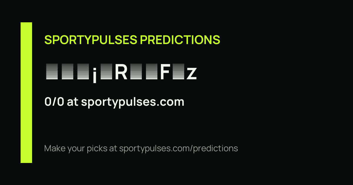 SportyPulses prediction streak share card