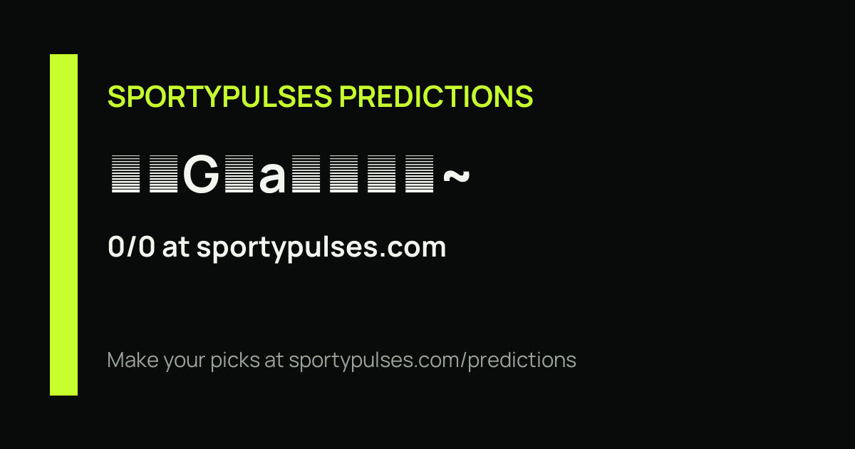 SportyPulses prediction streak share card