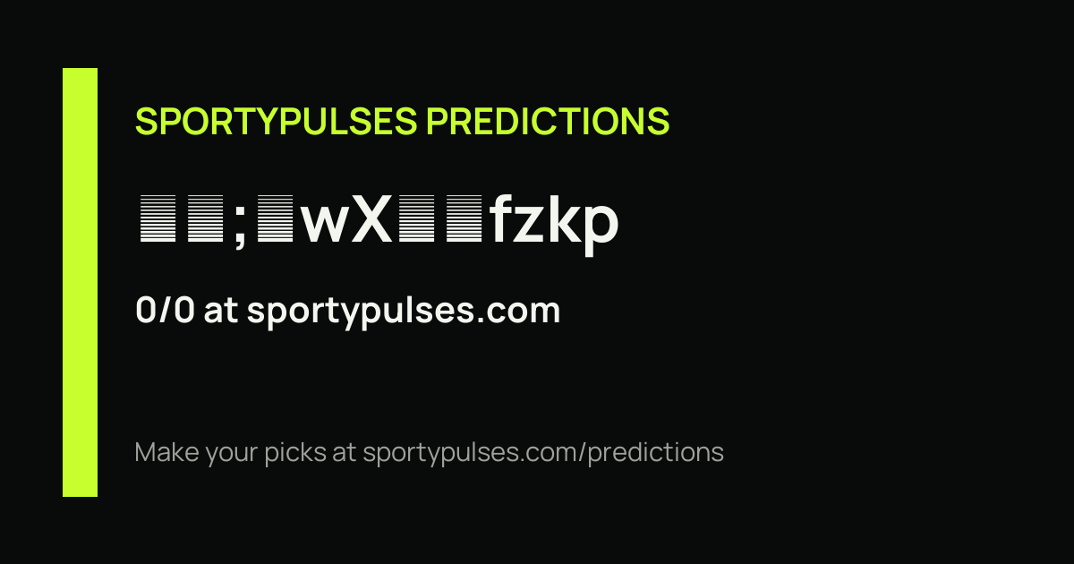 SportyPulses prediction streak share card