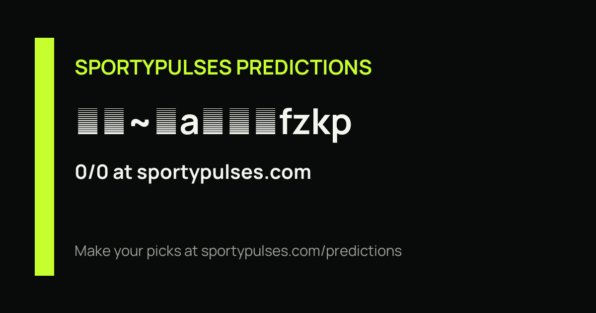 SportyPulses prediction streak share card