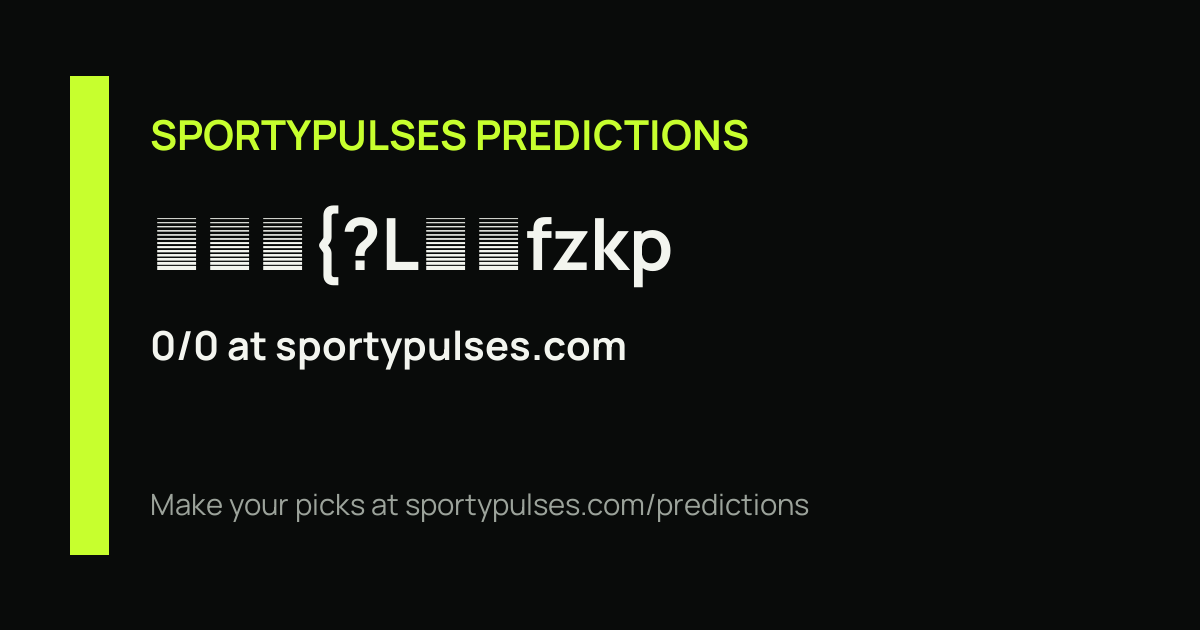SportyPulses prediction streak share card