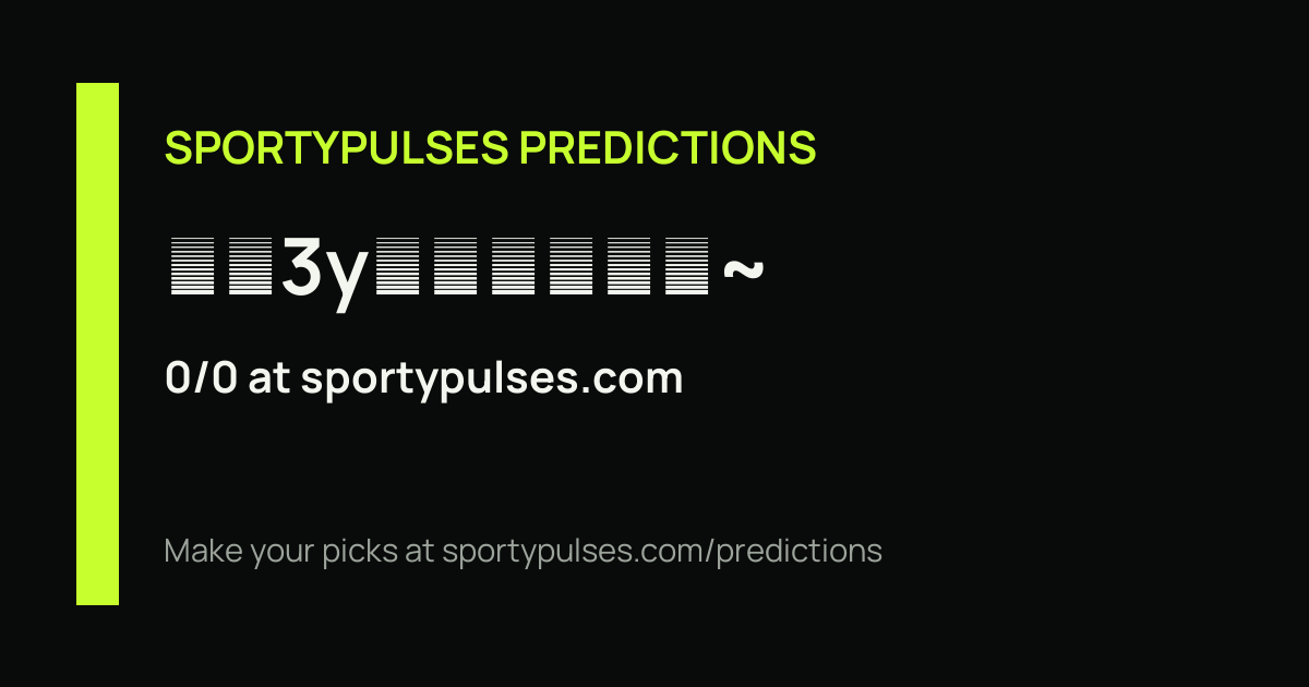 SportyPulses prediction streak share card