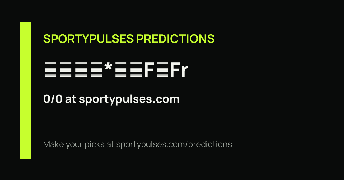SportyPulses prediction streak share card