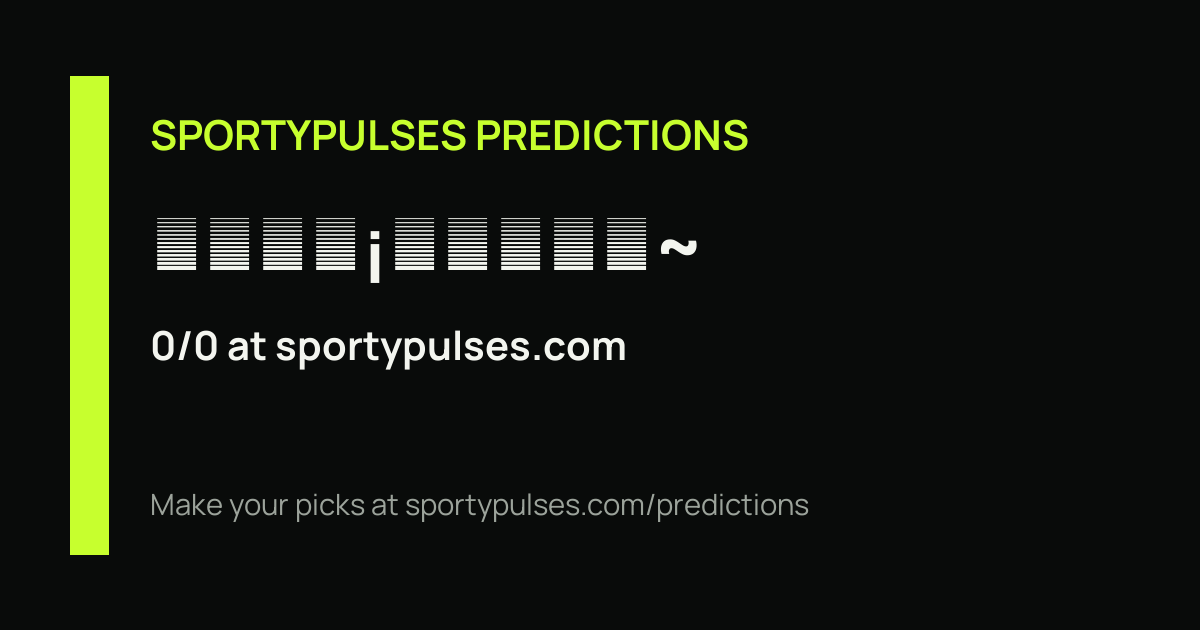 SportyPulses prediction streak share card