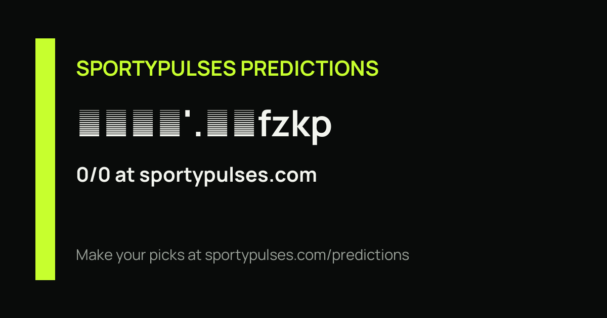 SportyPulses prediction streak share card