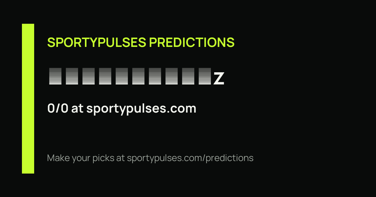 SportyPulses prediction streak share card