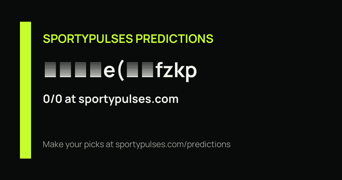 SportyPulses prediction streak share card