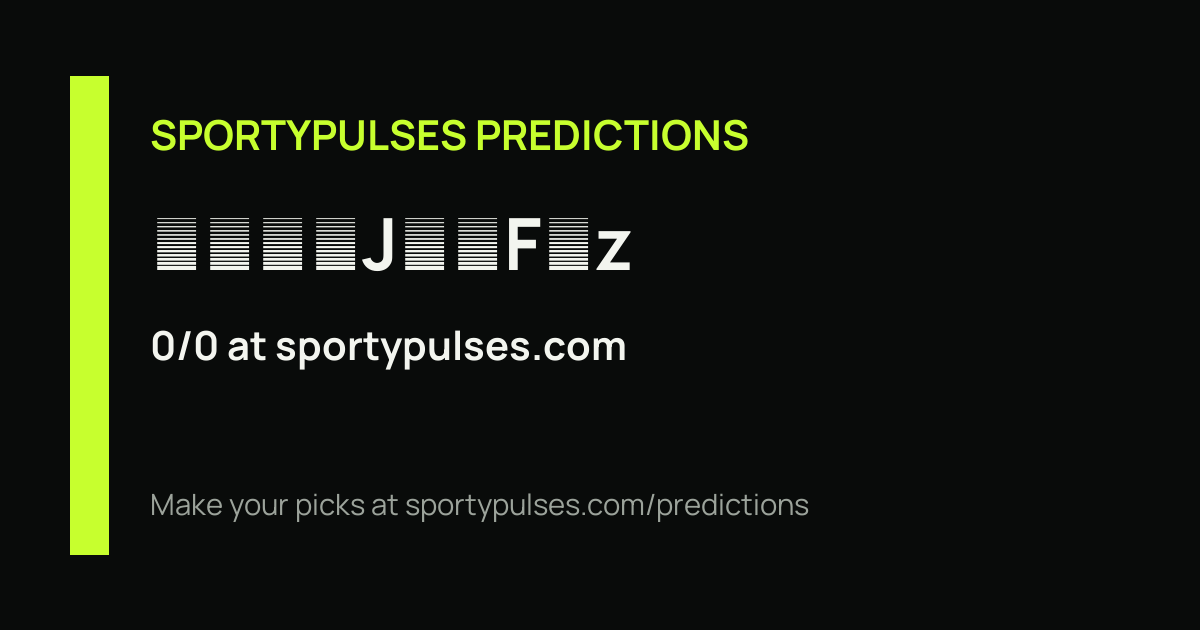 SportyPulses prediction streak share card