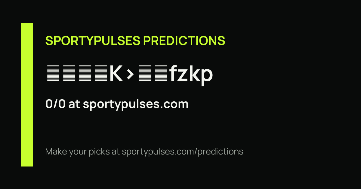 SportyPulses prediction streak share card