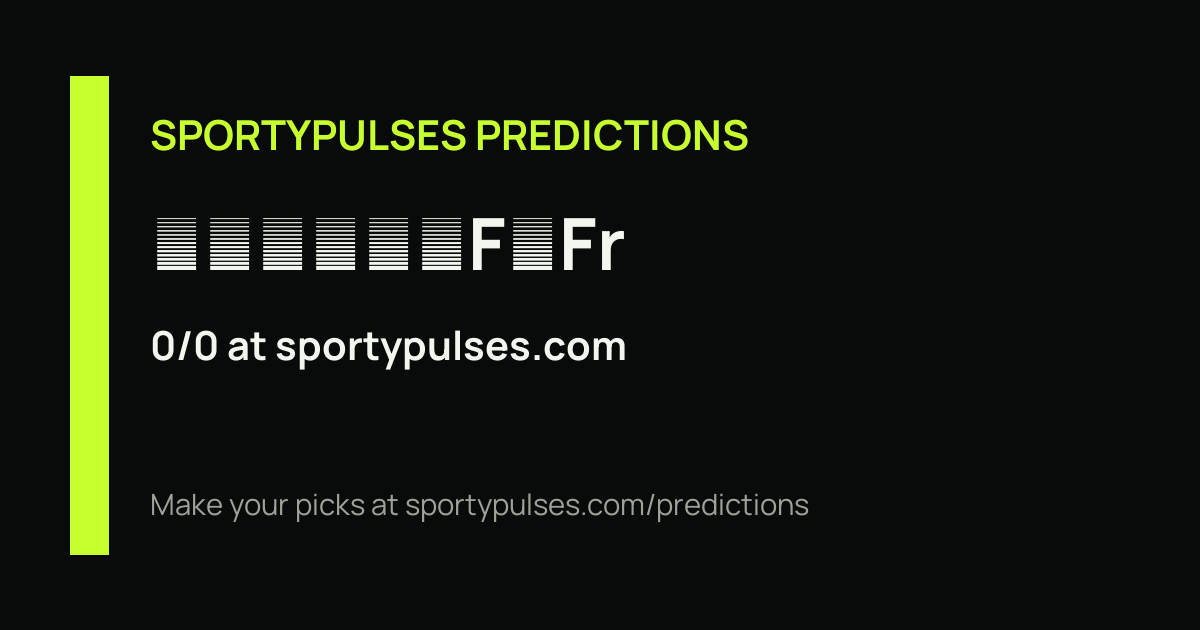 SportyPulses prediction streak share card