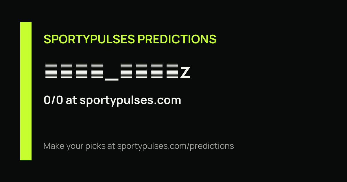 SportyPulses prediction streak share card