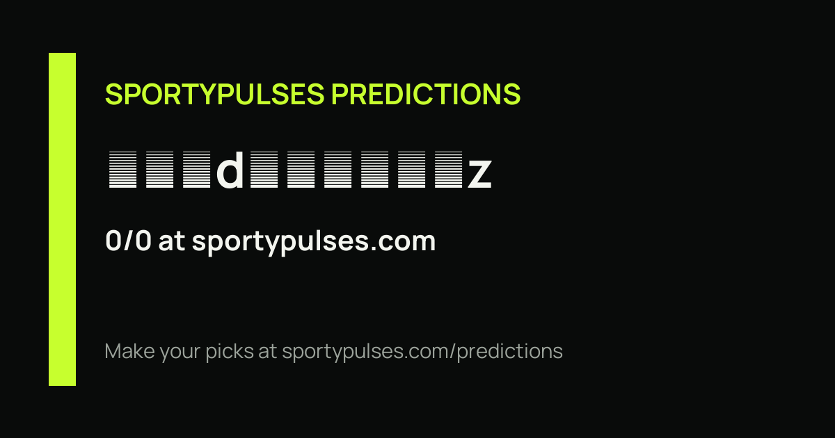 SportyPulses prediction streak share card