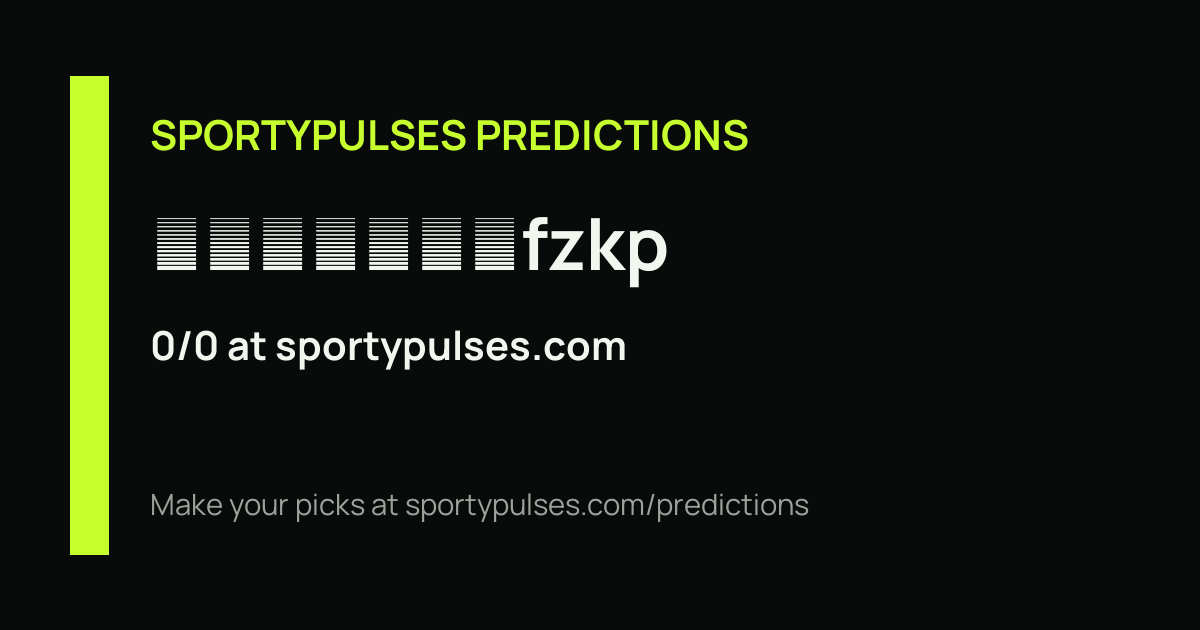 SportyPulses prediction streak share card