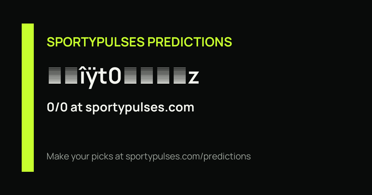 SportyPulses prediction streak share card