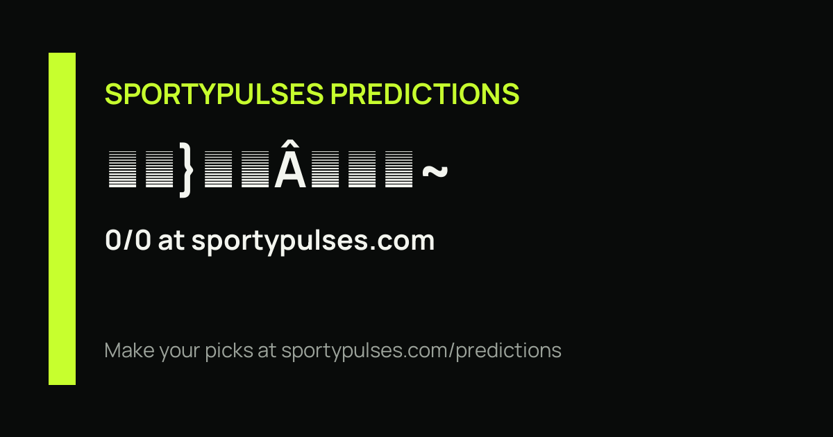 SportyPulses prediction streak share card