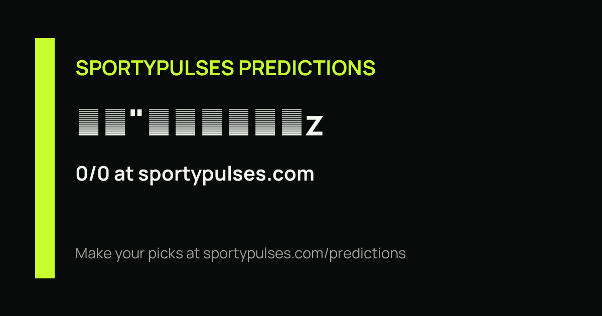 SportyPulses prediction streak share card