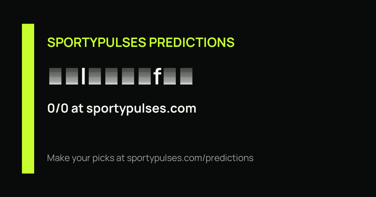 SportyPulses prediction streak share card